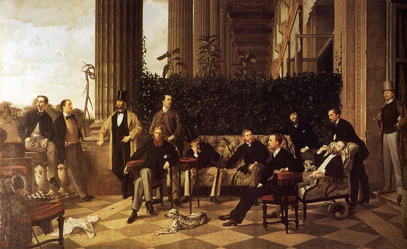 James Tissot Le Balcon du Cercle de la rue Royale